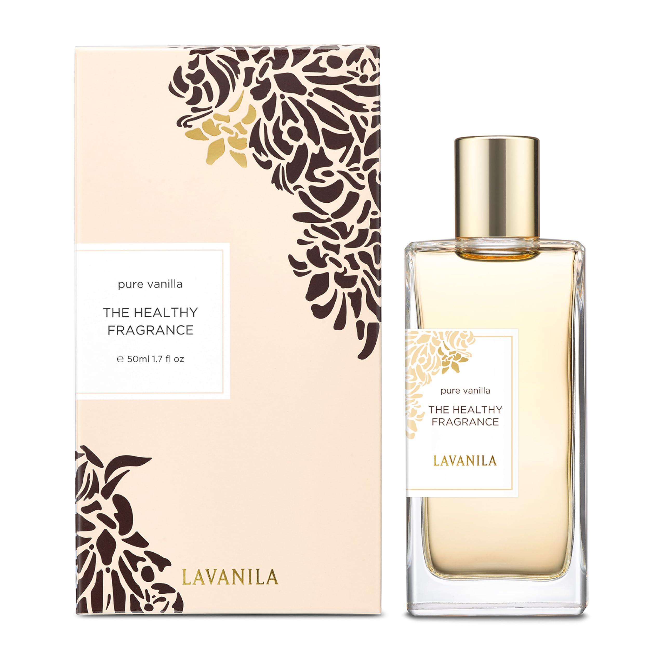 Lavanila Pure Vanilla packaging box signaling clean, natural ingredients.
