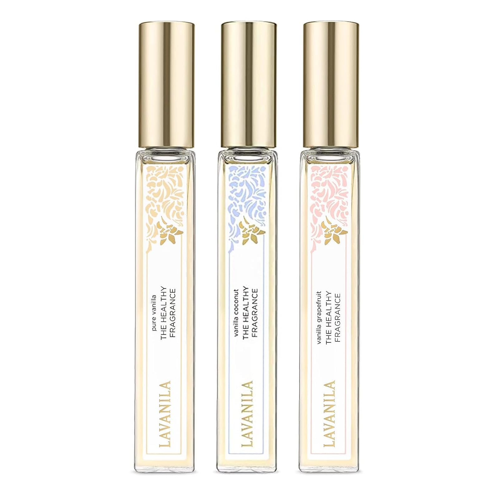 Lavanila Roller Perfume Set Vanilla Coconut: travel-sized bottles for on-the-go fragrance