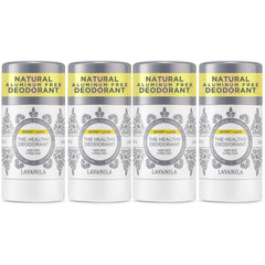 Lavanila Sport Luxe Deodorant 4-pack front view for all-day aluminum-free freshness.