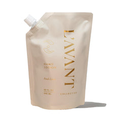 L'AVANT Collective Fresh Linen refill bottle ready for luxurious hand hydration.