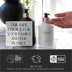 Fresh Linen fragrance from L'AVANT Collective hand lotion aroma details.