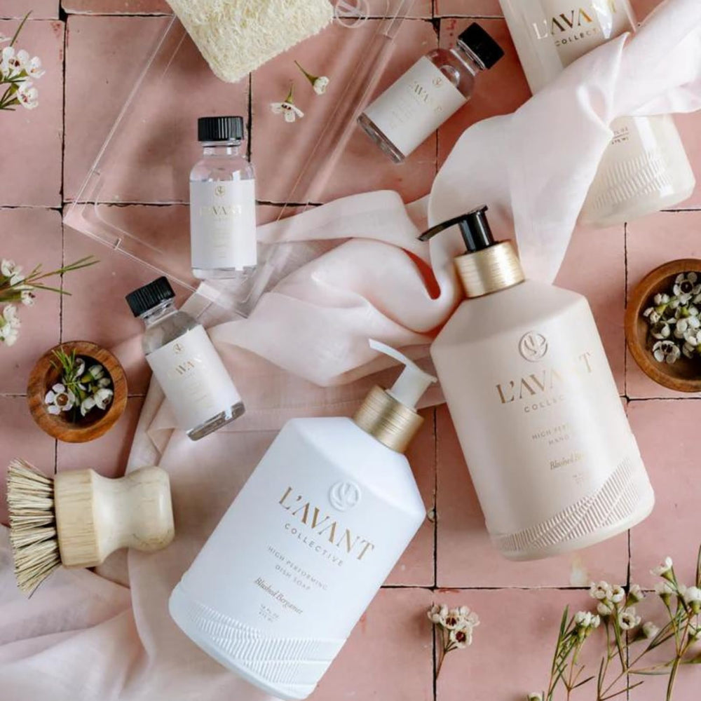 L'AVANT Collective elegant packaging enhances decor and gifting appeal.