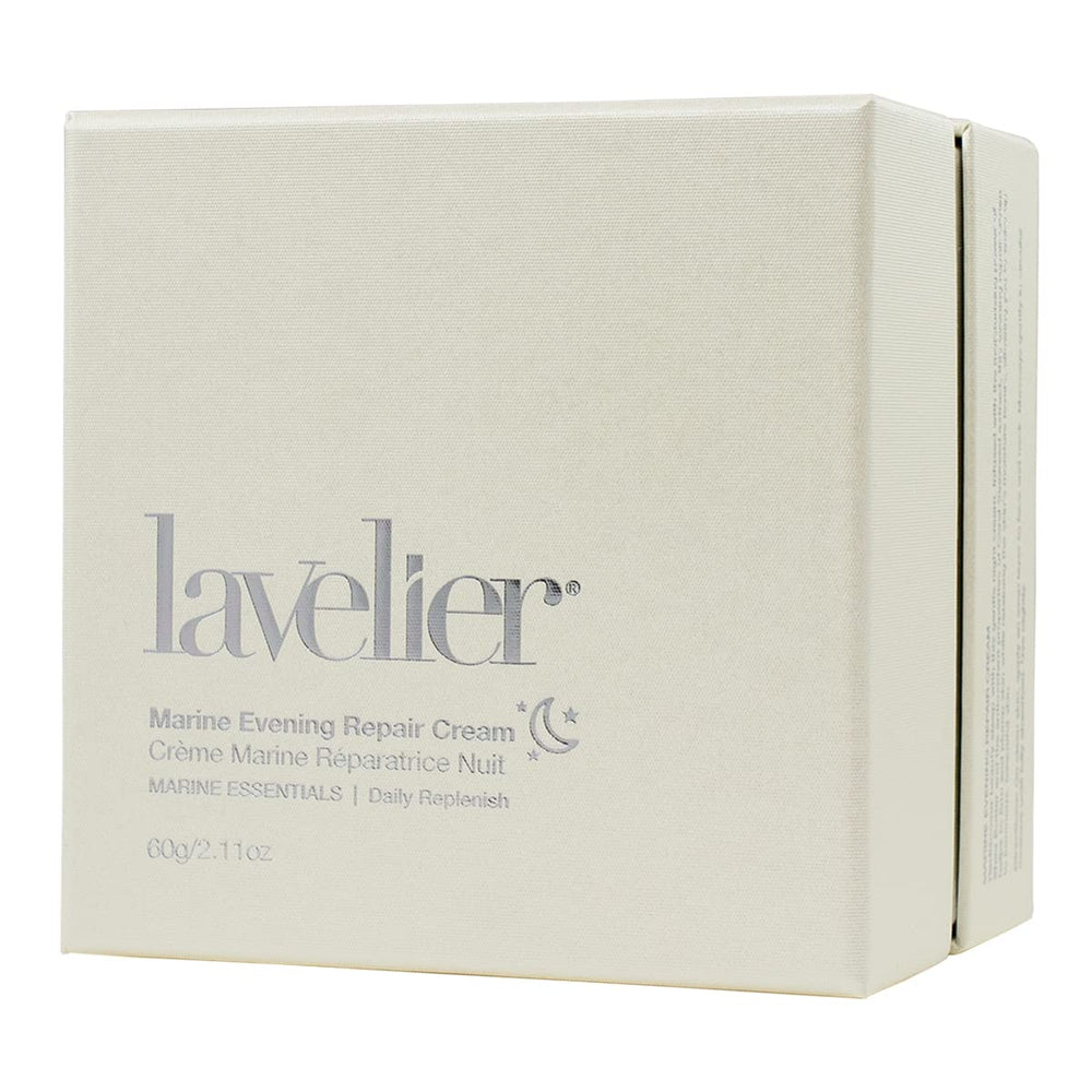 LAVELIER Marine Evening Repair Cream bottle nourishes skin overnight