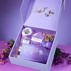 Cozy lavender mug enhances morning rituals and comfort.