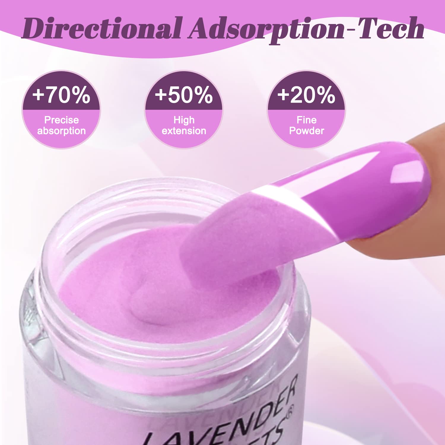 Lavender Violets at-home salon kit ideal for beginners and pros.