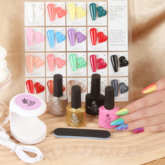 Lavender Violets portable LED nail lamp for fast gel curing.