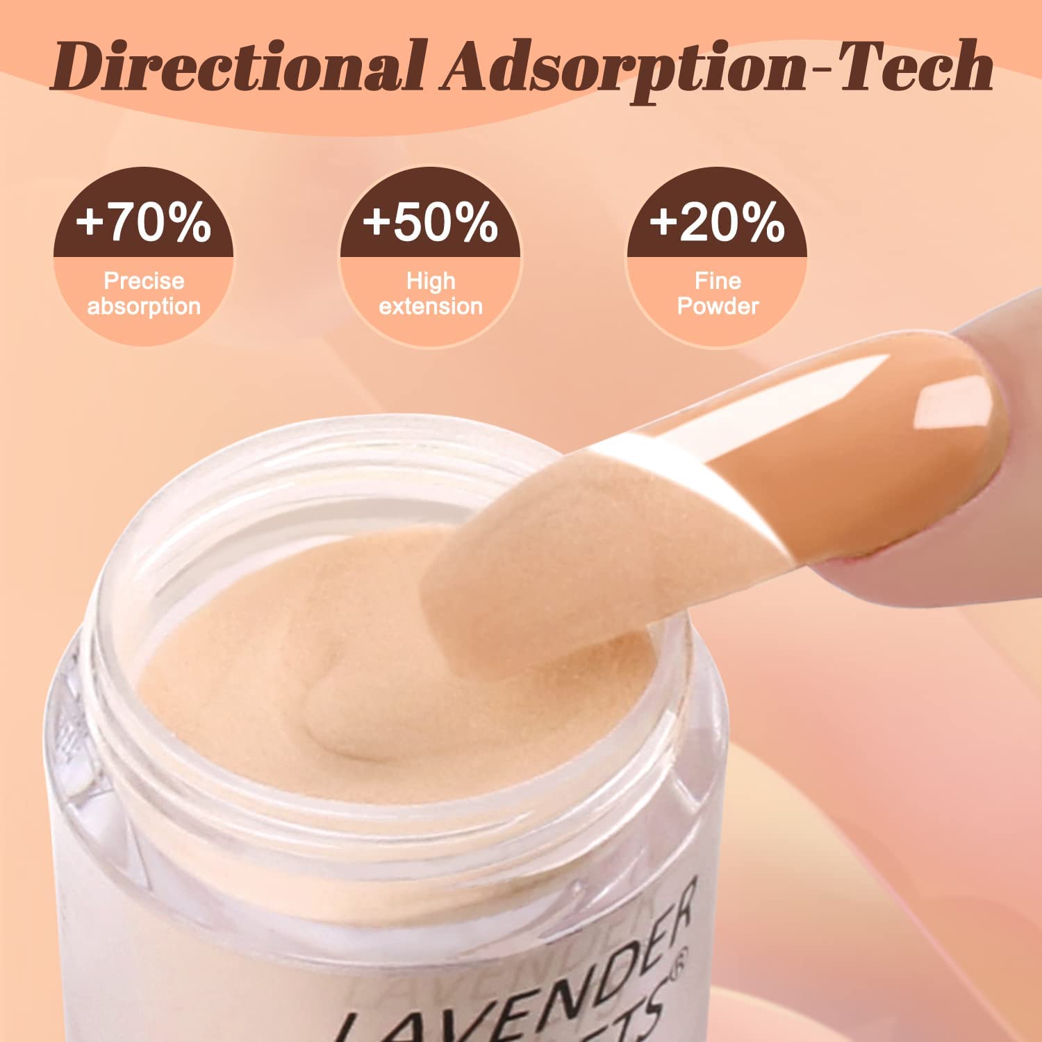 Lavender Violets powder brush helps even powder application for a flawless finish