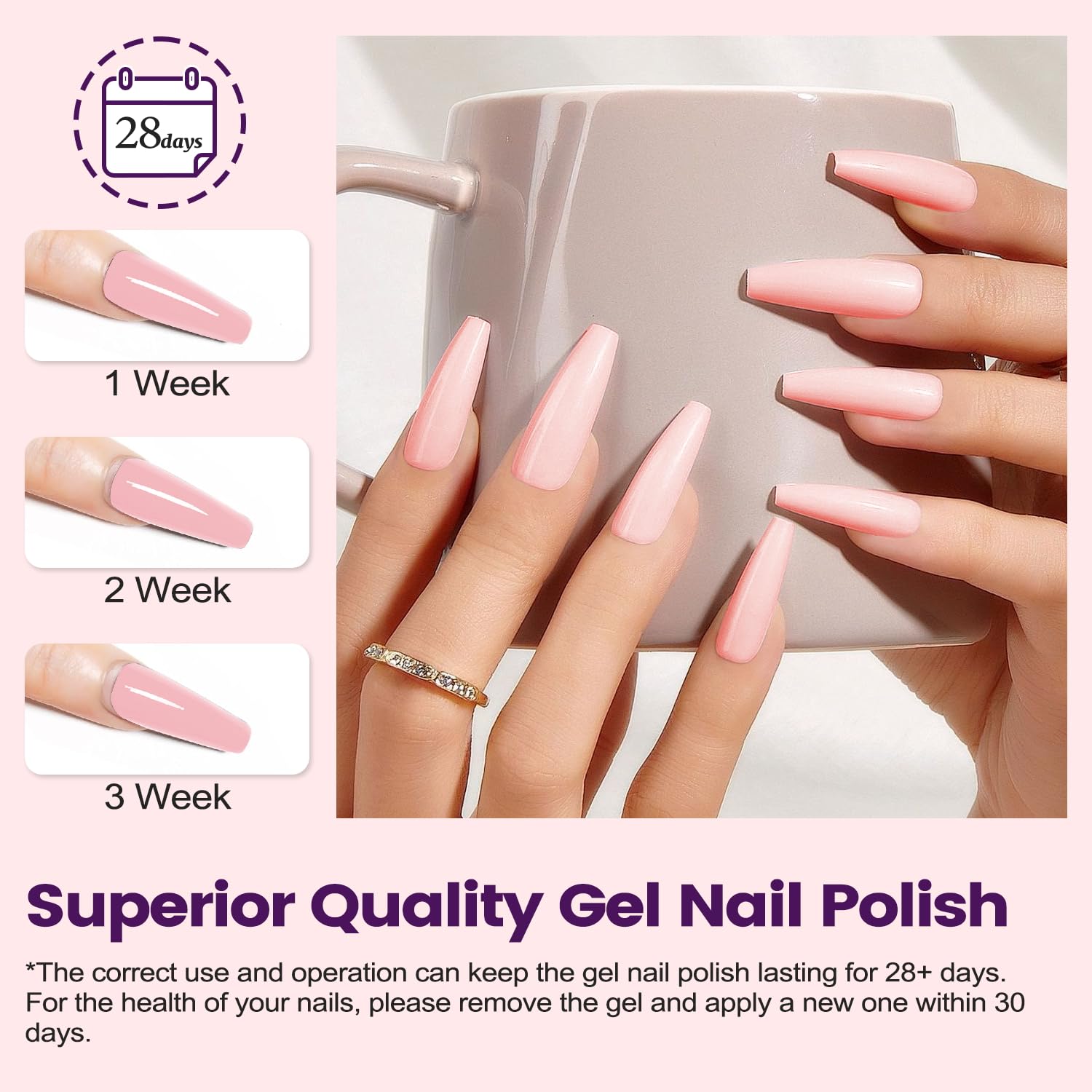 Lavender Violets reflective glitter gel polish adds luxe shimmer