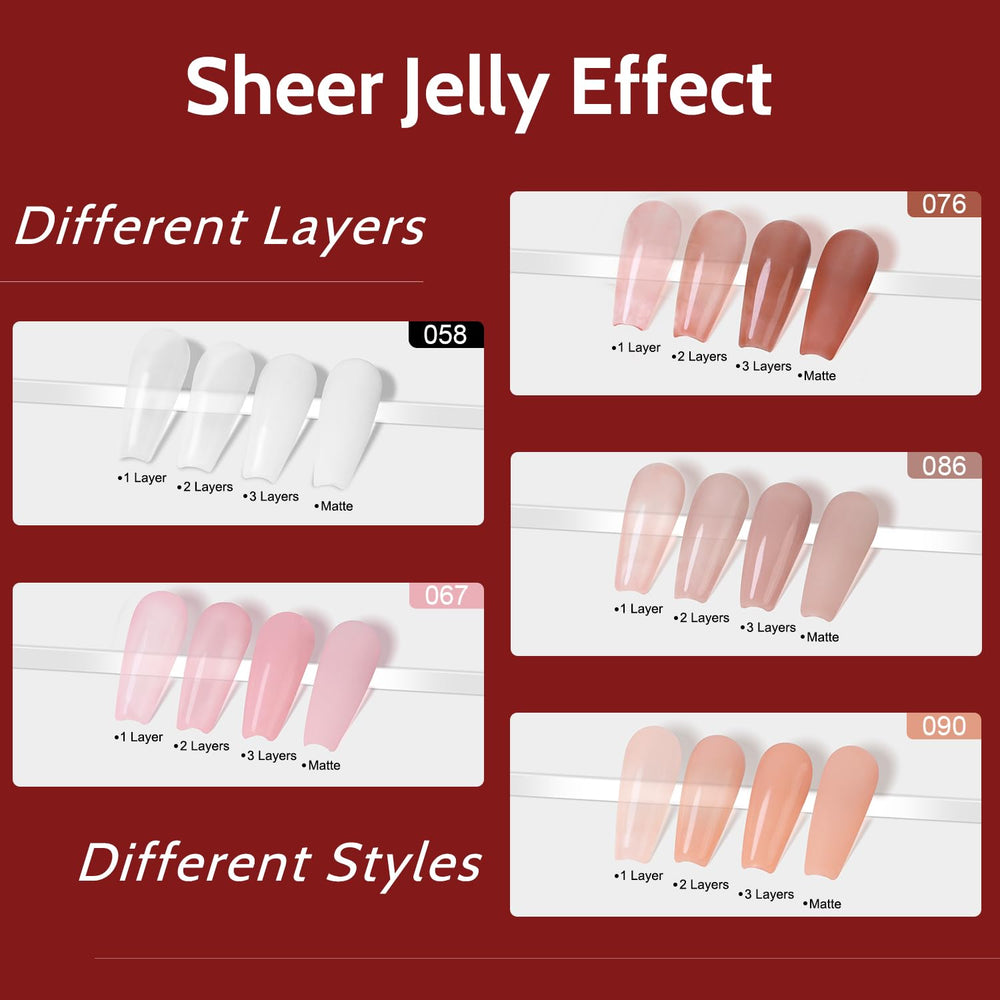 Lavender Violets jelly nude polish for soft, everyday looks