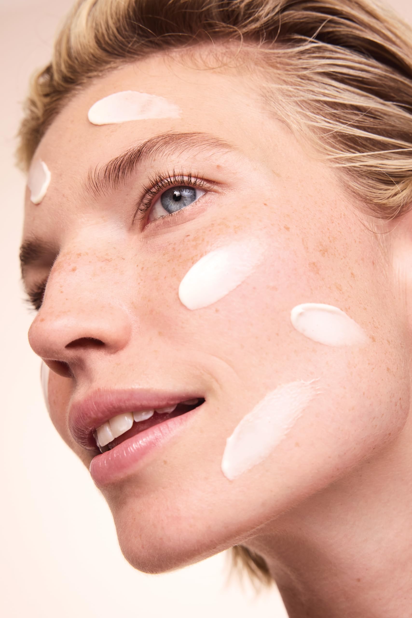 Lavera anti-aging night cream with jojoba and shea butter beside natural ingredients.