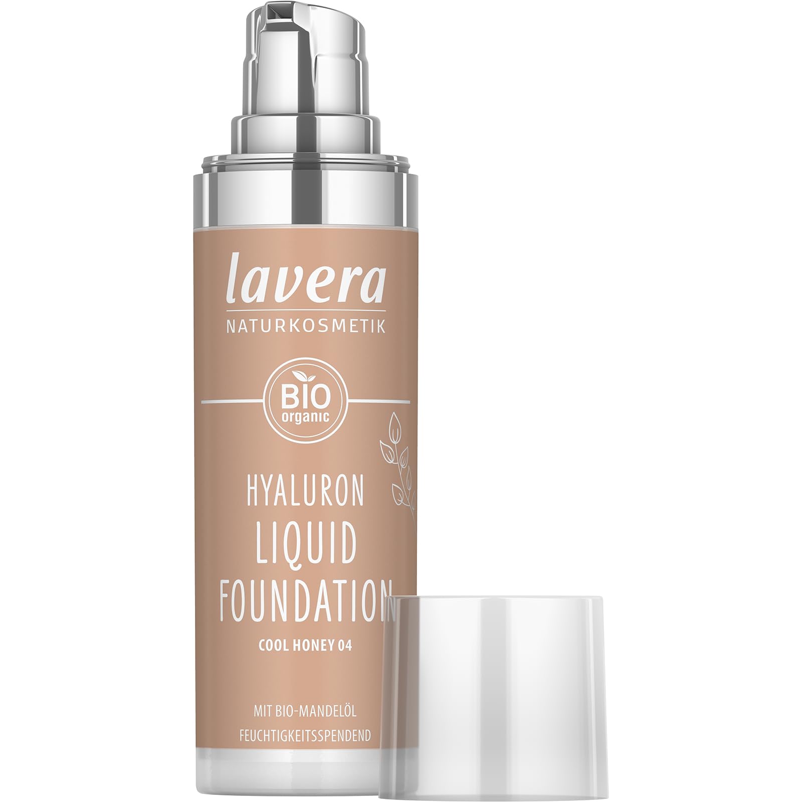 Dramatic makeup set featuring Lavera foundation for daily routine