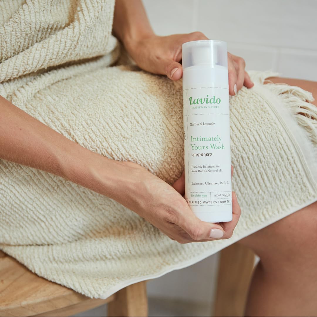 Lavido Intimately Yours Wash ingredients tea tree and lavender for soothing freshness