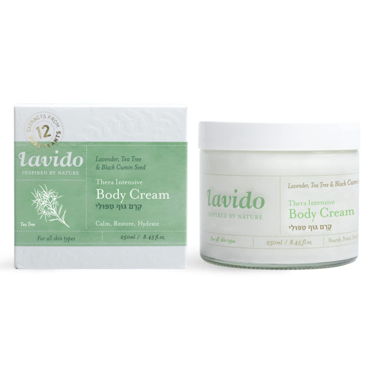 Lavido packaging label close-up highlighting vegan, cruelty-free formulation.