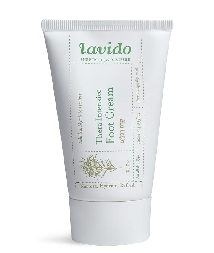 Lavido vegan, cruelty-free foot cream highlighting clean beauty values