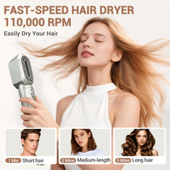LAVOMIST three heat and three speed controls for tailored looks