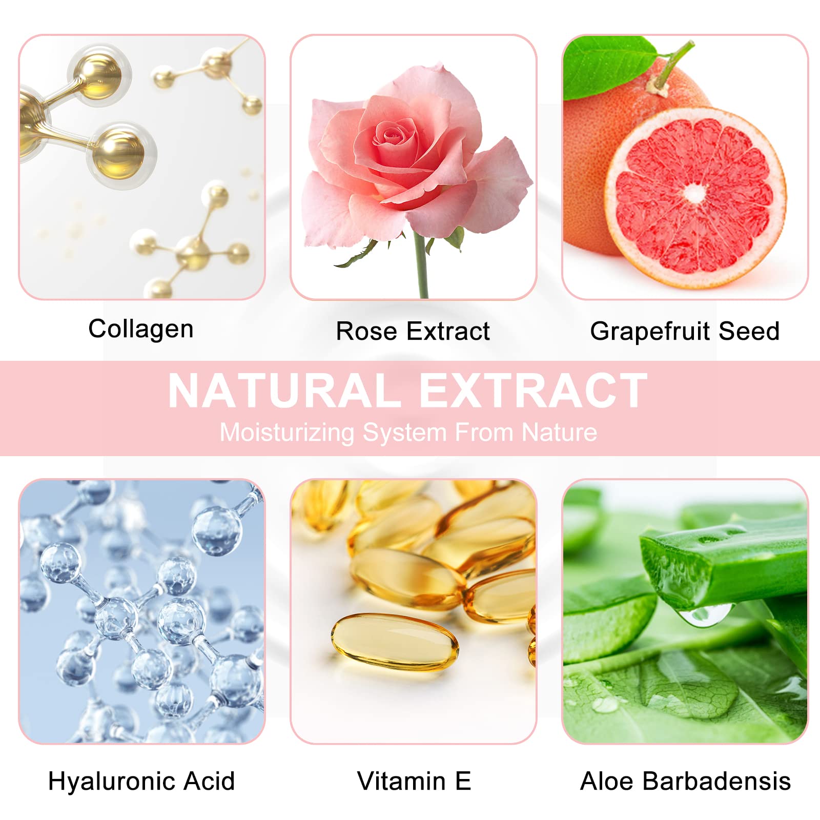 LAVONE collagen rose eye patches for smoother under-eye skin