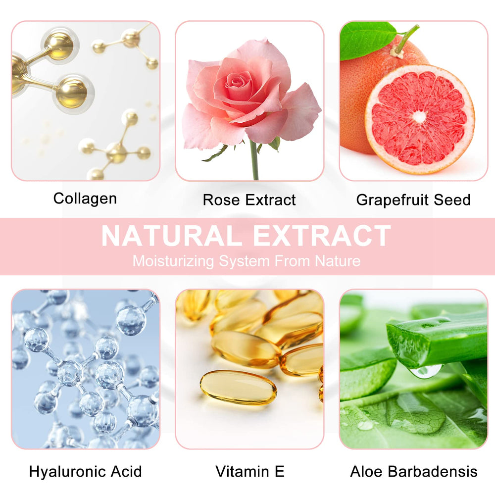 LAVONE collagen rose eye patches for smoother under-eye skin
