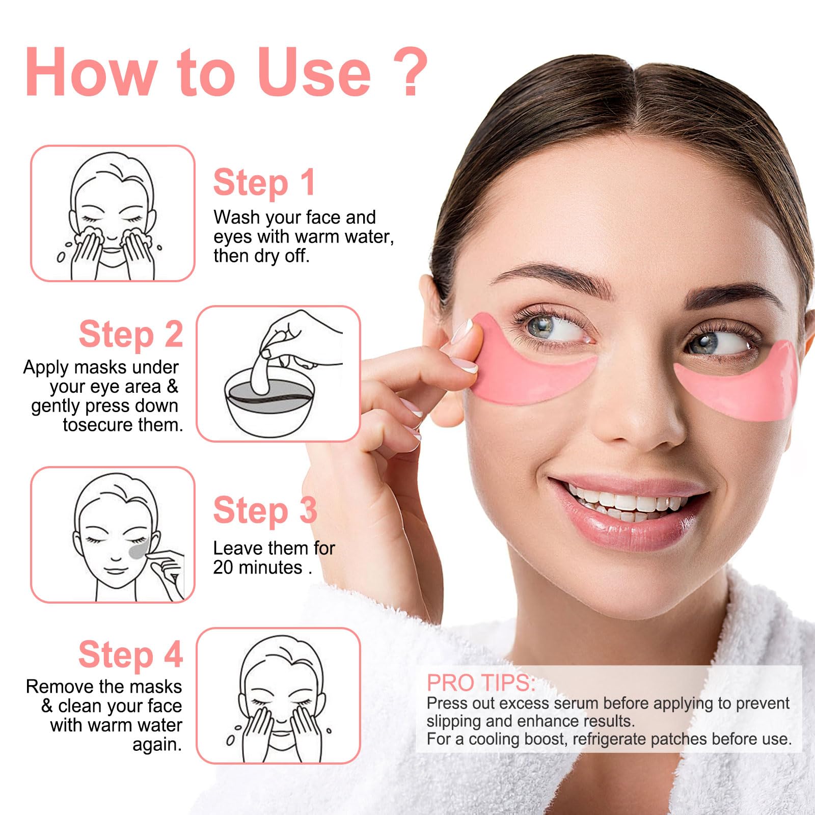 LAVONE eye masks suitable for all skin types