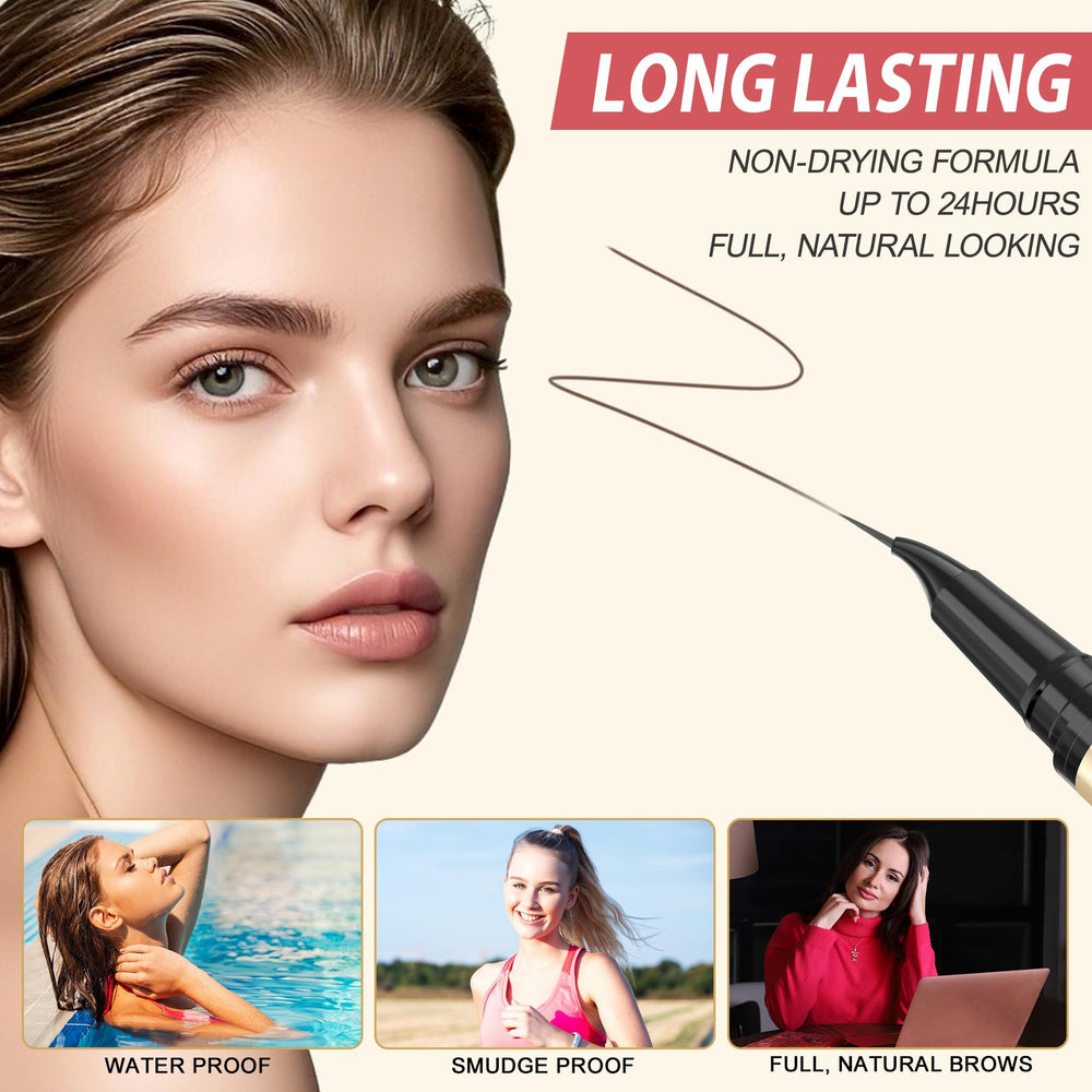 LAVONE Eyebrow Pen is waterproof for all-day wear.