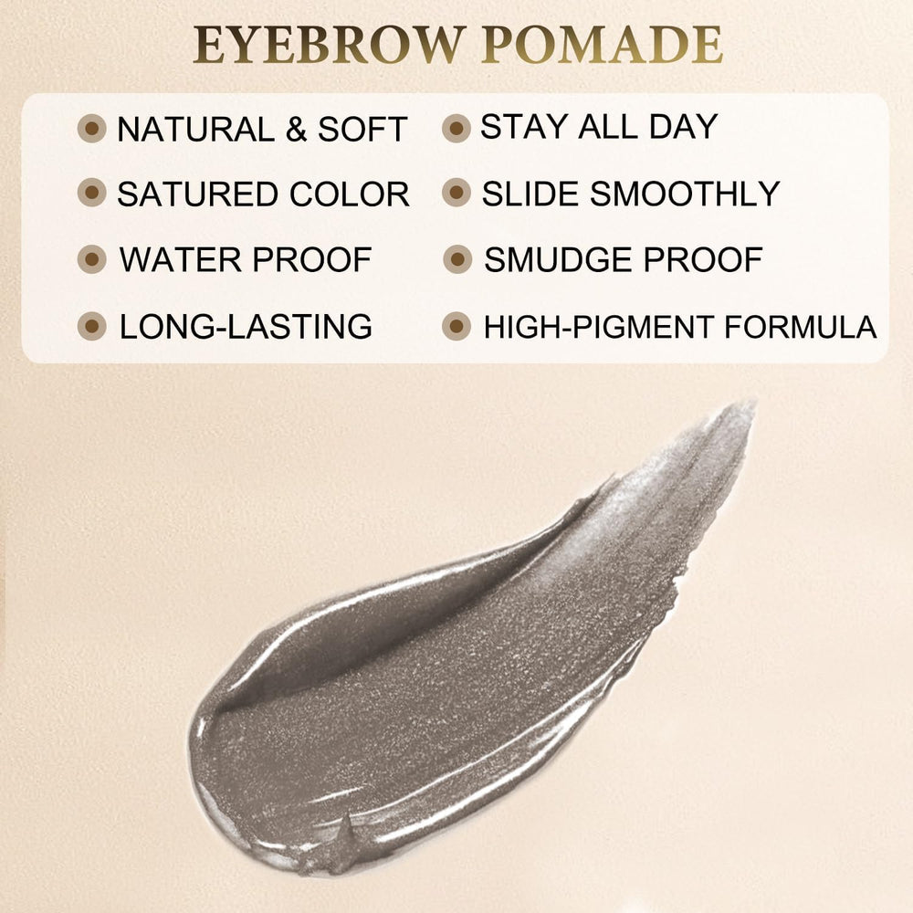 LAVONE Eyebrow Pomade with a smudge-proof finish for active days.