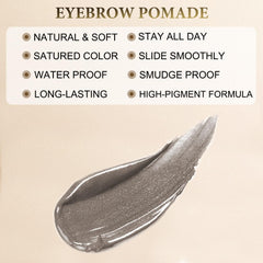 LAVONE Eyebrow Pomade with a smudge-proof finish for active days.