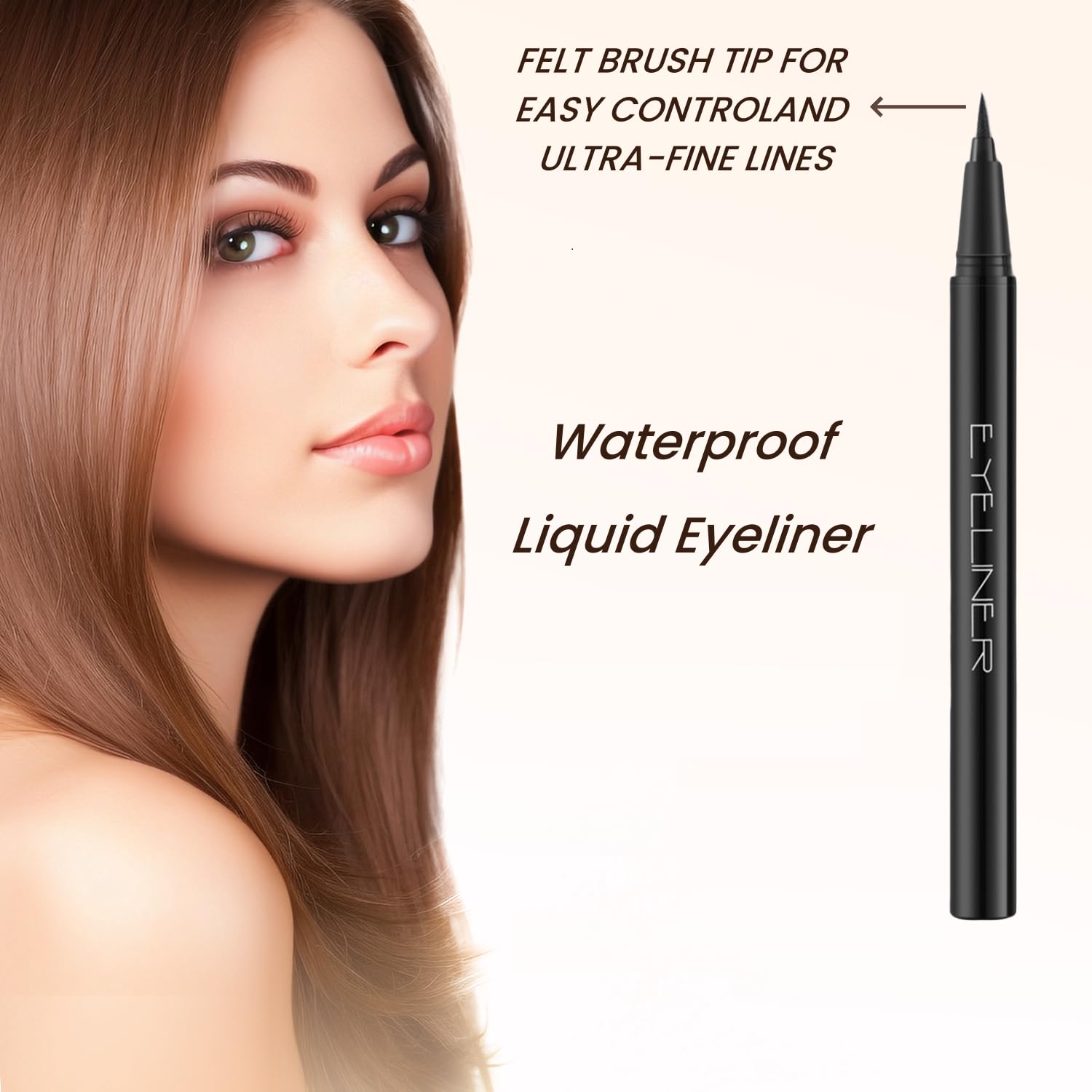 LAVONE long-lasting eyeliner maintains definition from morning to night