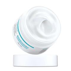 LAVONE Face Moisturizer jar closeup showing hydrated skin for daily use