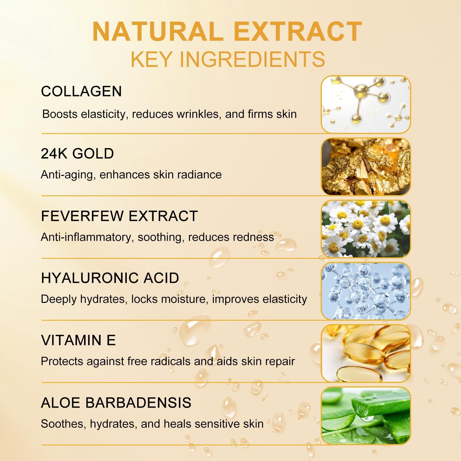 LAVONE hyaluronic acid-enriched eye patches promoting hydration and suppleness.