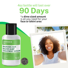 LAVO Tea Tree Gel bikini-line use to prevent razor bumps.