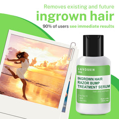 LAVO Tea Tree Gel spot-on ingrown-hair application reduces redness.