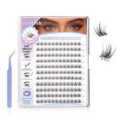 LAWINK self-adhesive clusters in 10mm for natural, everyday look.