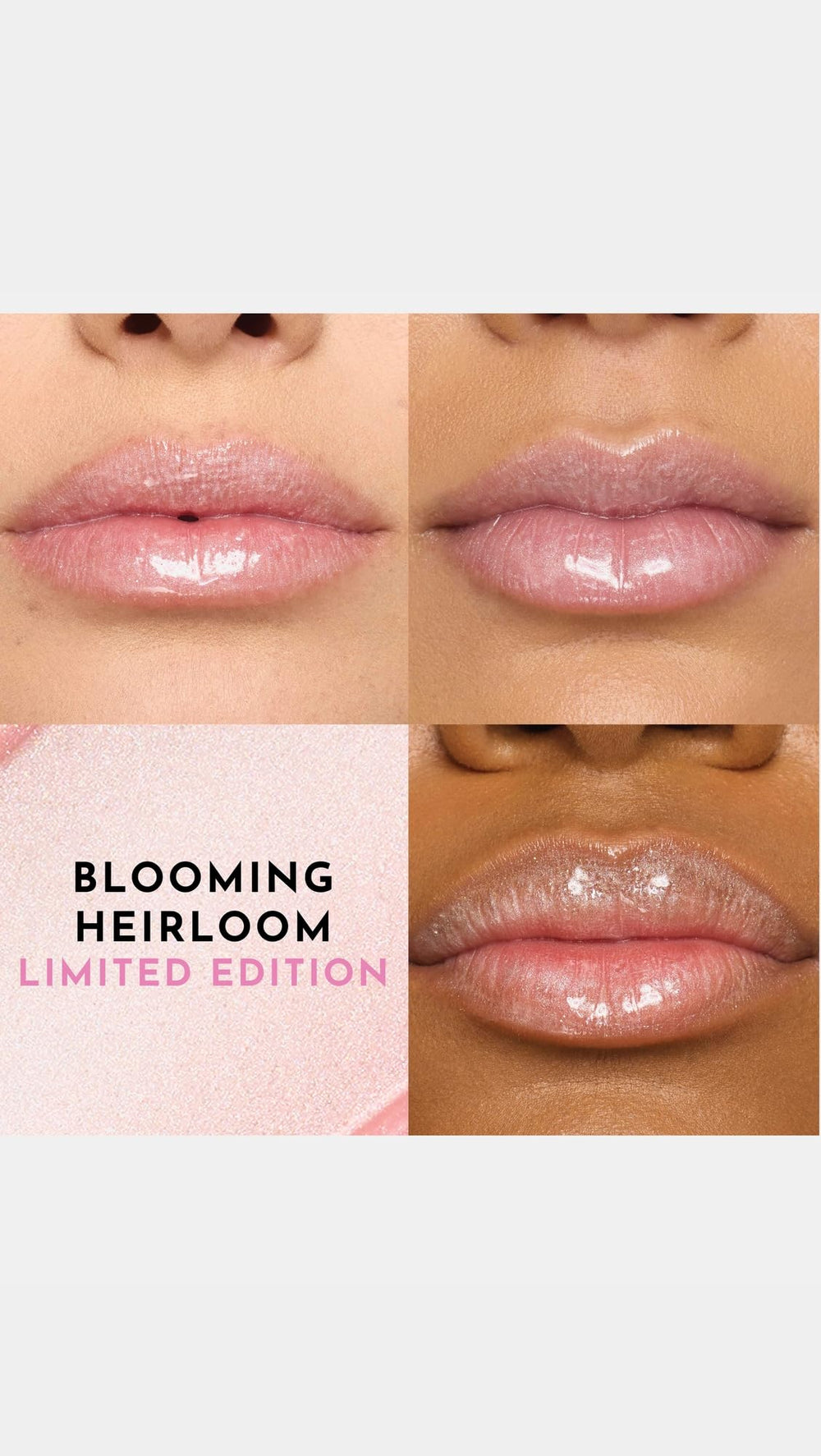 LAWLESS Blooming Heirloom pink shimmer packaging reflecting light.