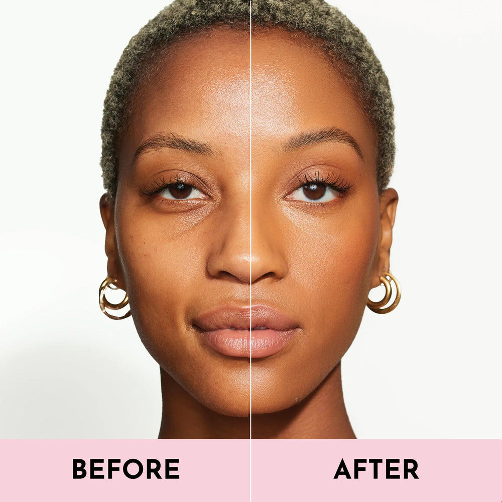 Application shot shows seamless blending with brush or sponge for a natural finish