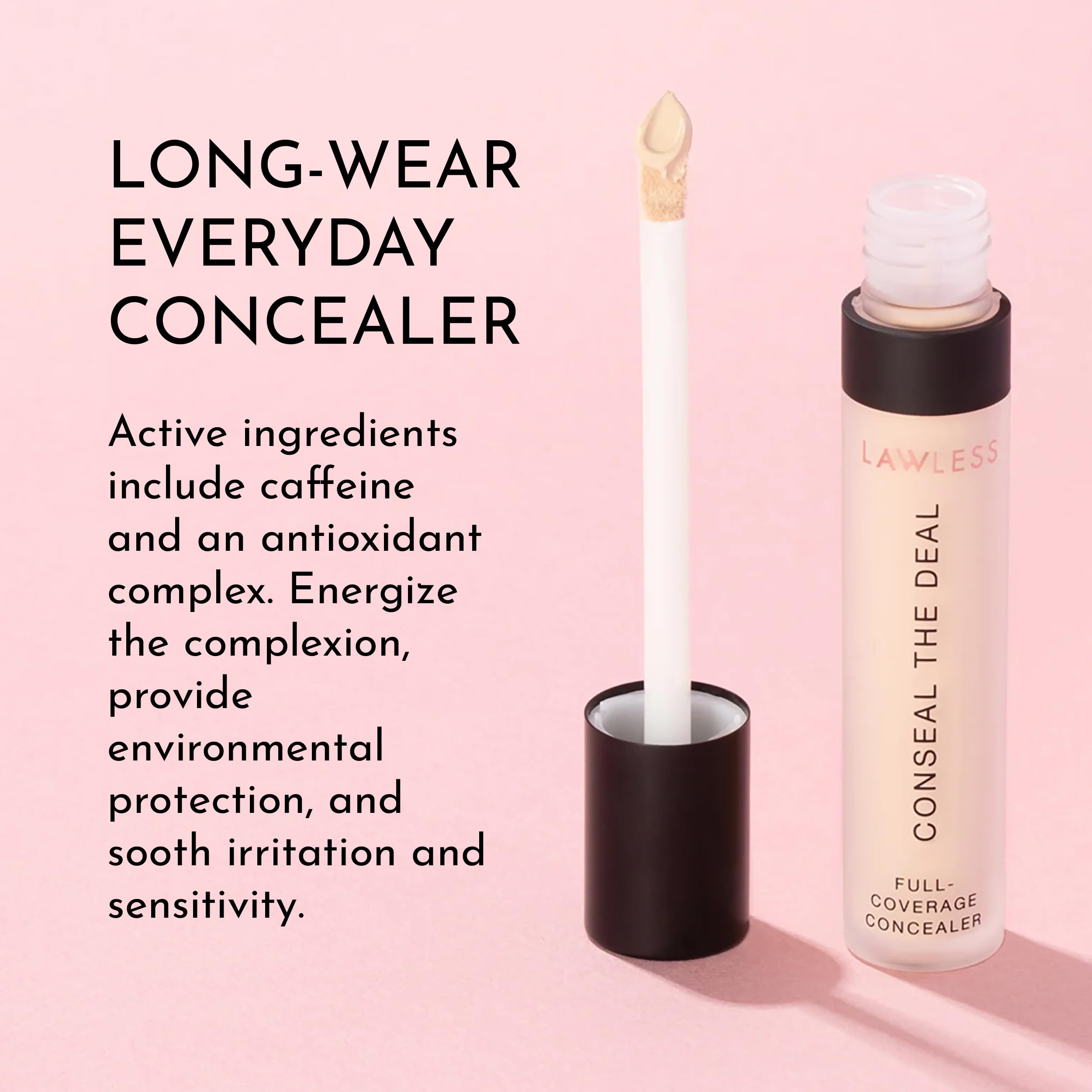 Lawless Conseal The Deal close-up skin glow and smoothness