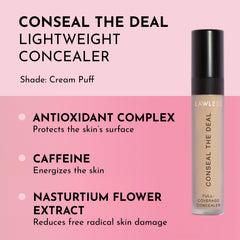 LAWLESS Conseal The Deal doe-foot applicator easy targeted coverage.
