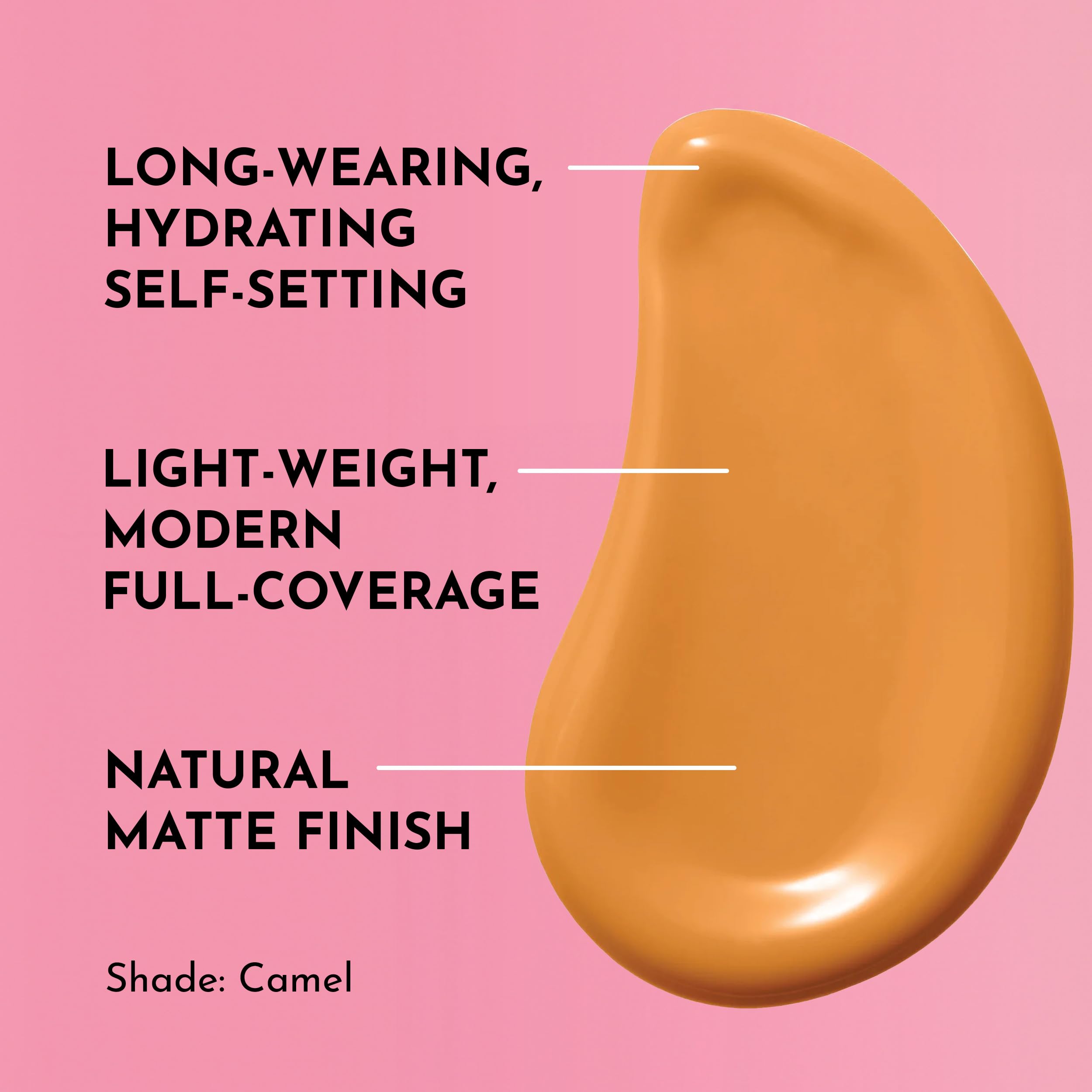 Lawless Conseal The Deal Camel skin swatch demonstrates full coverage with a natural look.