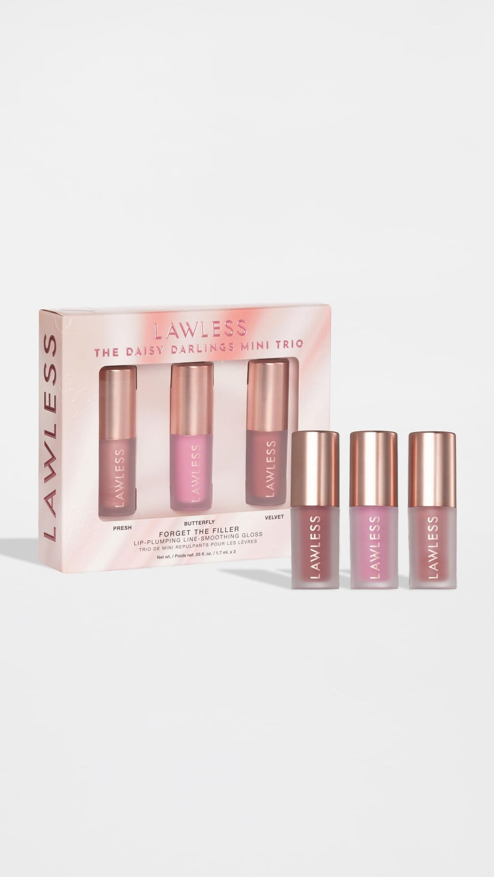 Lawless Daisy Darlings Butterfly gloss close-up with luminous color