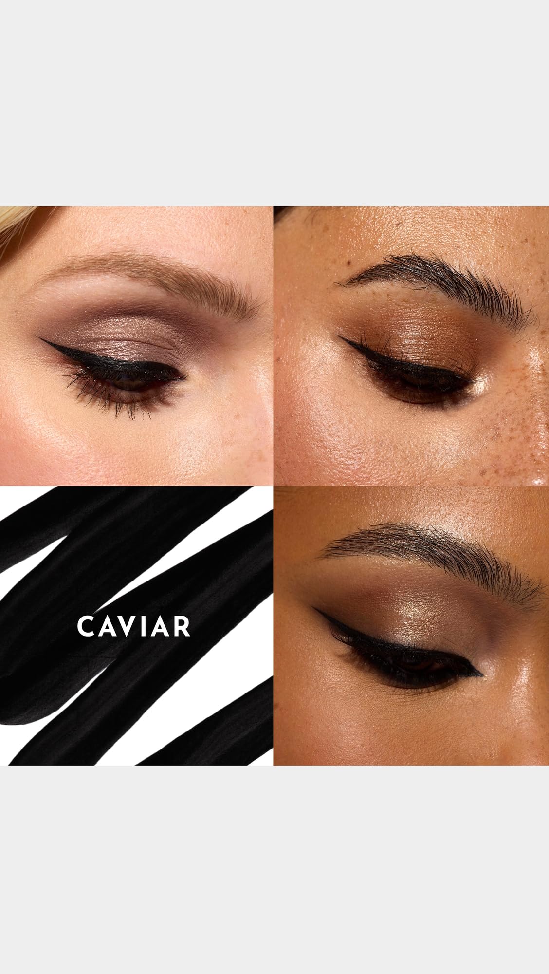 LAWLESS Easy Eyes swatch on skin demonstrates rich pigment and smooth application.