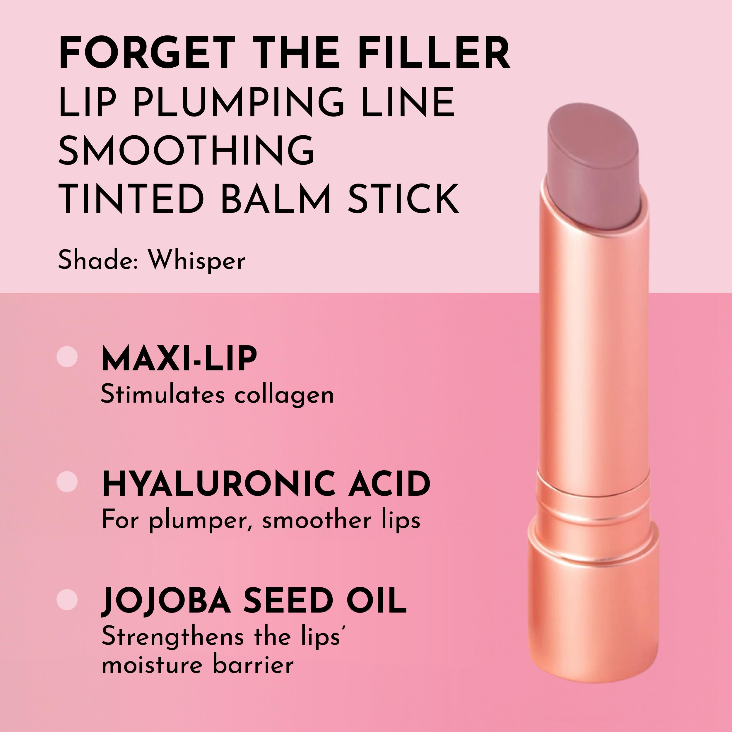 Lawless Forget the Filler balm closeup shows cushiony texture for lip care.