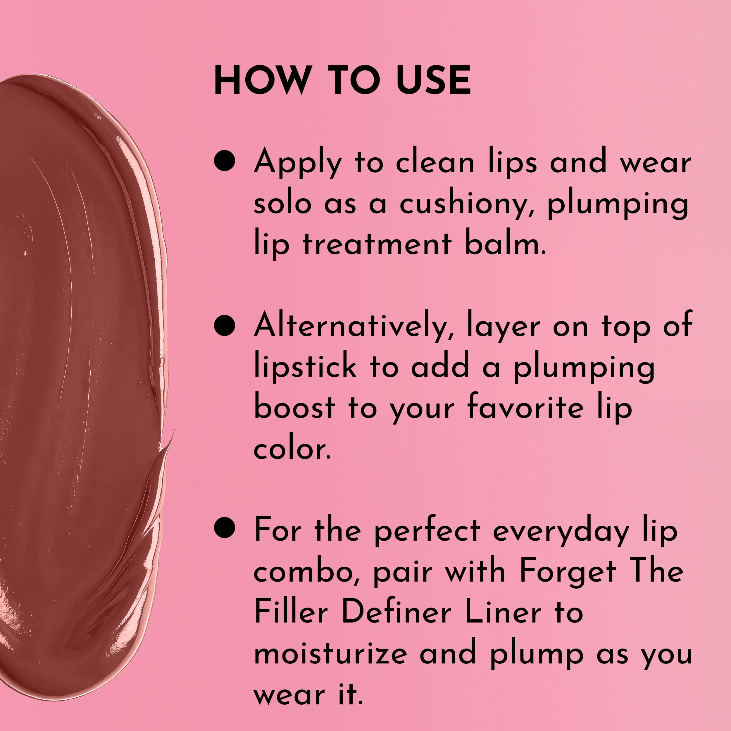 Lawless Forget the Filler with Definer Liner pairing suggests enhanced lip definition.