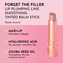 Lawless Forget the Filler swatch in Sweetie reveals a subtle, wearable tint with hydrating shine.