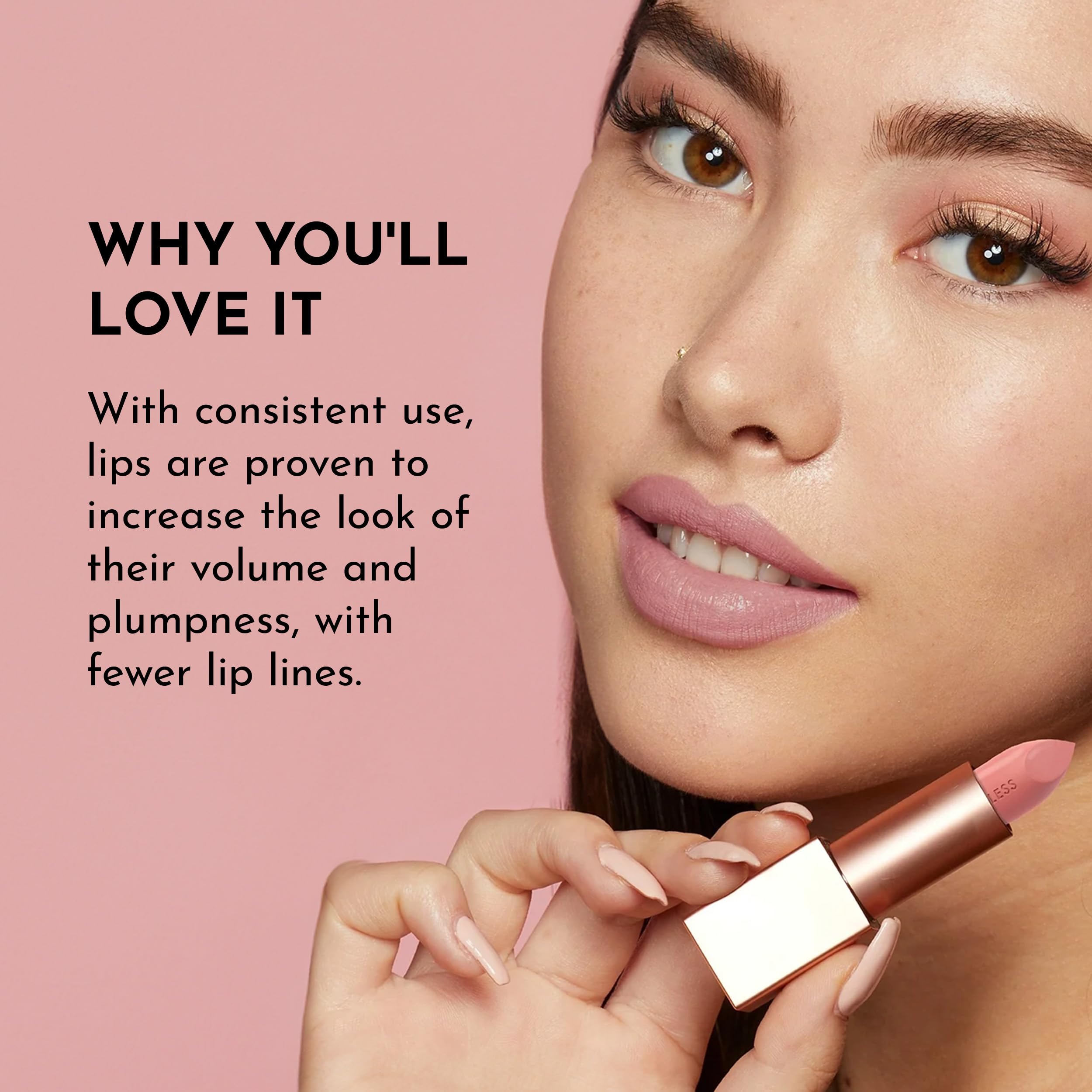 Lawless Forget the Filler Cookie lipstick demonstrates lasting hydration and comfort