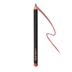 Lawless Forget the Filler Definer Liner Cinnamon side profile shows precise definition for a polished lip