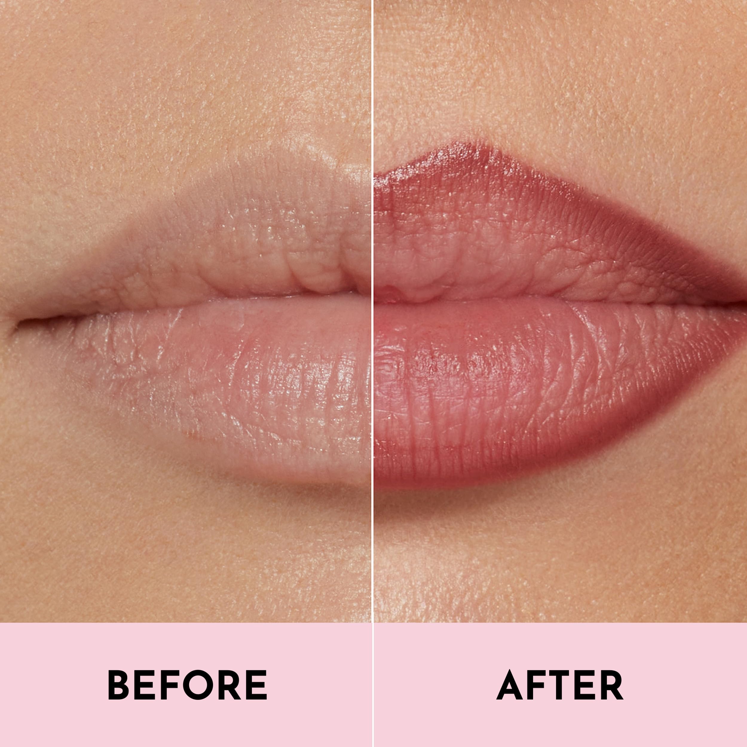 Desert Mauve shade shown for subtle lip definition and pairing with other colors.