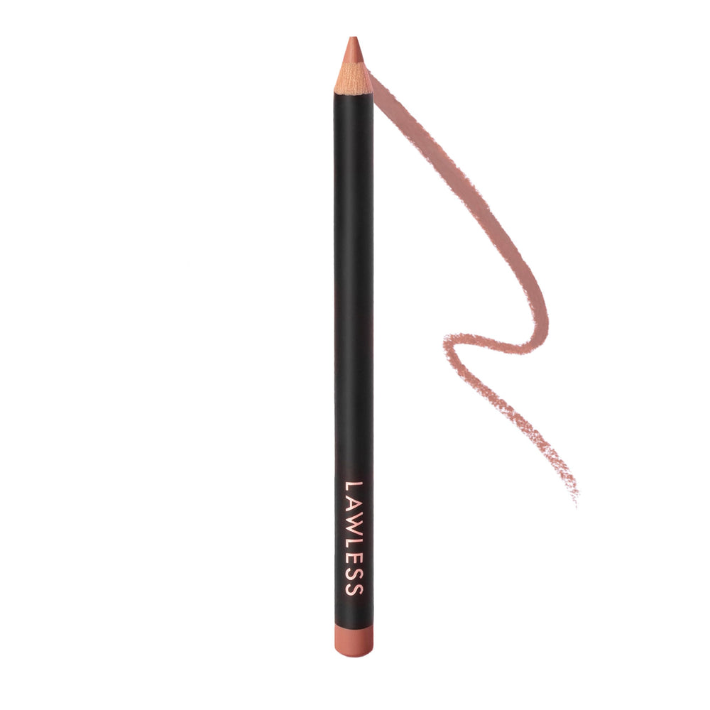 Lawless Forget the Filler Definer Liner Nude Honey swatch for precise definition and smooth glide