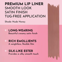 Lawless Forget the Filler Definer Liner Pink swatch for bold shade and sharp edges