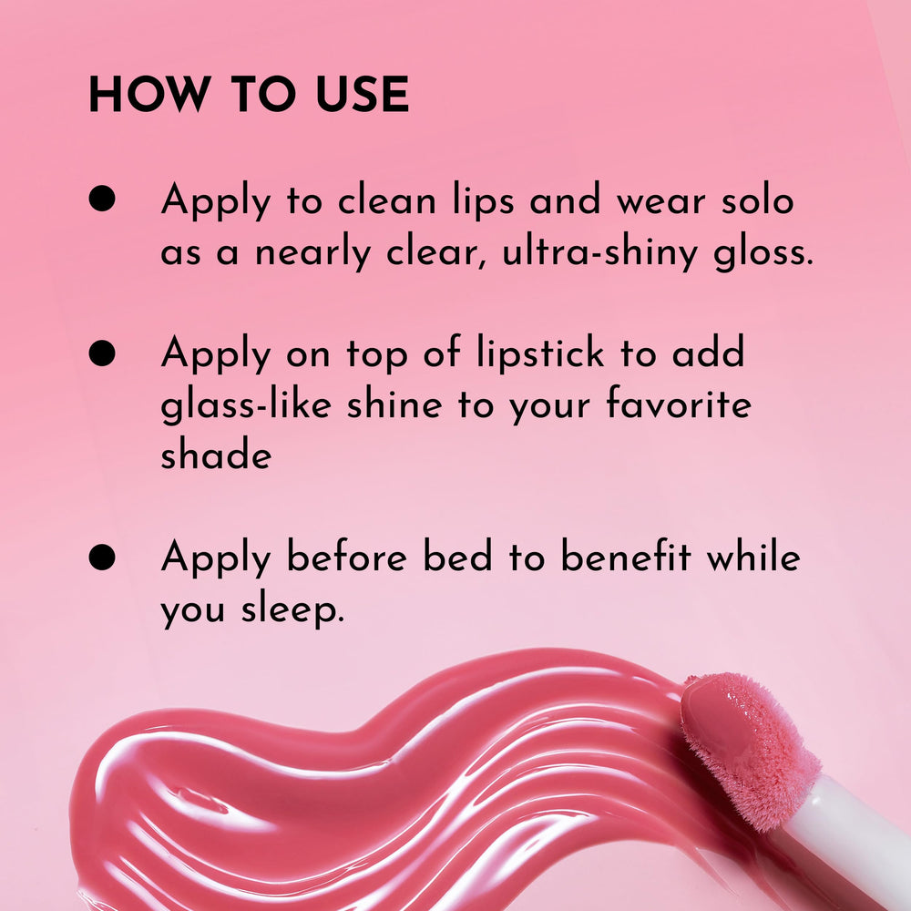 Lawless Forget the Filler Candy Sky gloss over lipstick for enhanced glow.