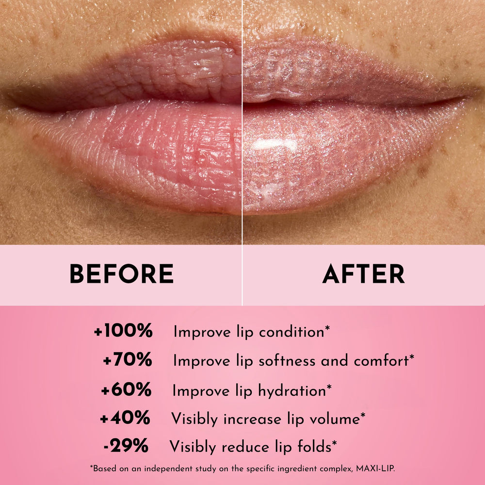 Lawless Forget the Filler Candy Sky ingredients vignette featuring shea butter and rosehip oil.