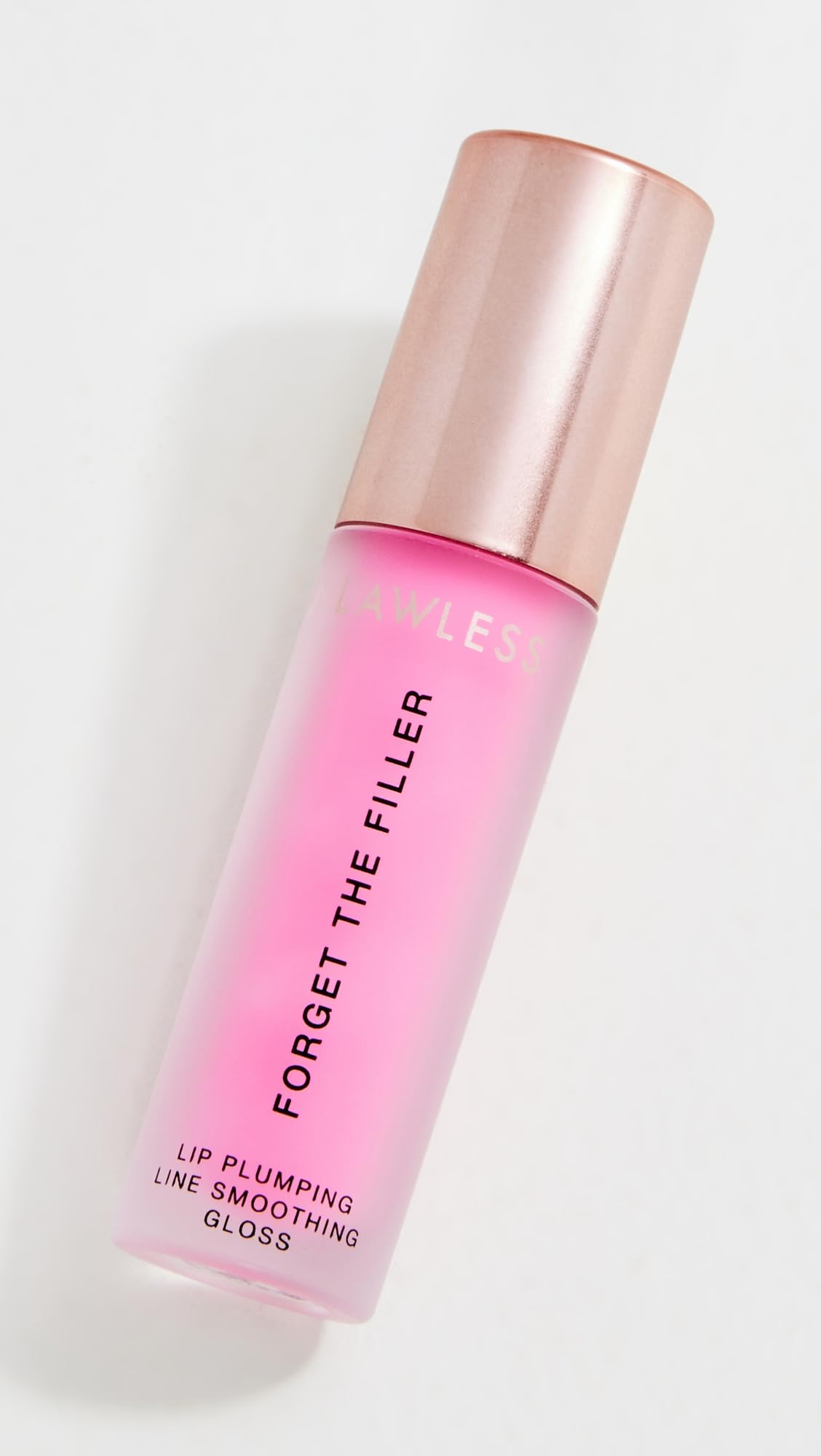Lawless Daisy Pink gloss applicator close-up for smooth, precise application.