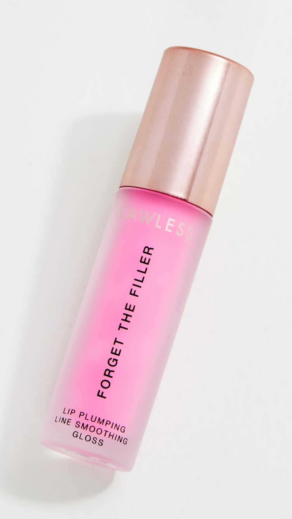 Lawless Daisy Pink gloss applicator close-up for smooth, precise application.